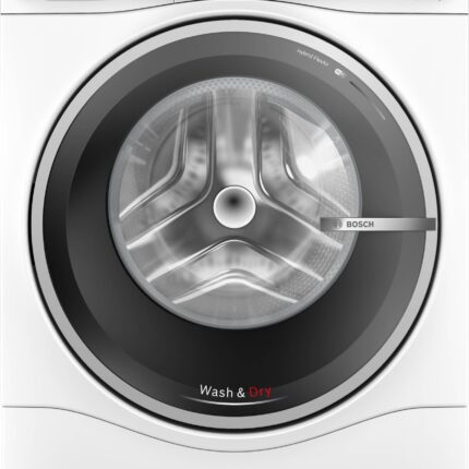 Lave linge sechant Frontal BOSCH Série 8, 1400 trs/mn, 10.5/6kg, Blanc