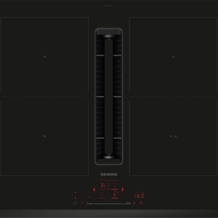 Plaque induction SIEMENS iQ500, 4 Foyers, 7400W, 60cm, Noir